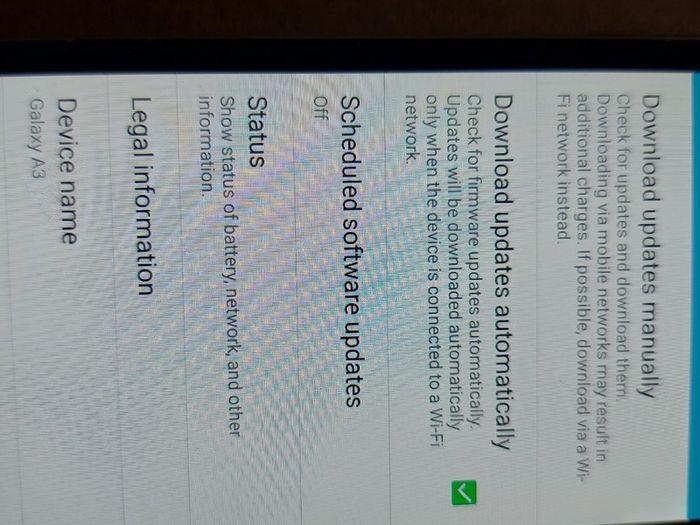 Samsung Galaxy A3, Model No SM-A300FU, 16GB in very good condition