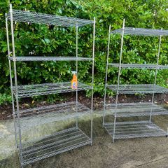 Xtra Large Stainless Steel Shelving - Large Quantity
