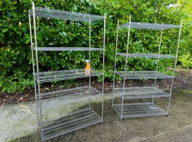 Xtra Large Stainless Steel Shelving - Large Quantity