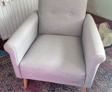 Grey armchair