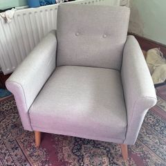 Grey armchair
