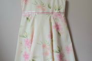 Girls Lemon Floral Dress Age 7-8