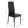 4 x Dining  Leather Chairs - Free Delivery Nationwide Image 5