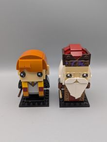 41621 LEGO Ron Wesley and Albus Dumbledore BrickHeadz