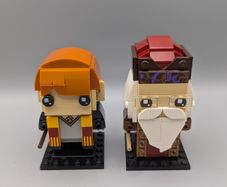 41621 LEGO Ron Wesley and Albus Dumbledore BrickHeadz