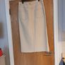 Primark  Ecru Beige  Long Denim Skirt.  S.16.  B.N.W.T Image 4