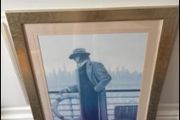 Brent Lynch Pier 56 Large Framed Art Print