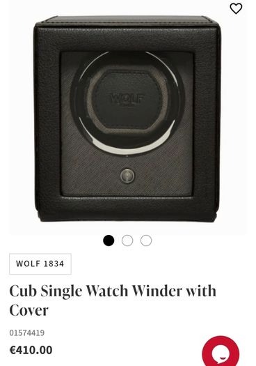 Wolf Watch Winder and accessories