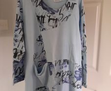 Blue Cotton Dress from Made in Italy
