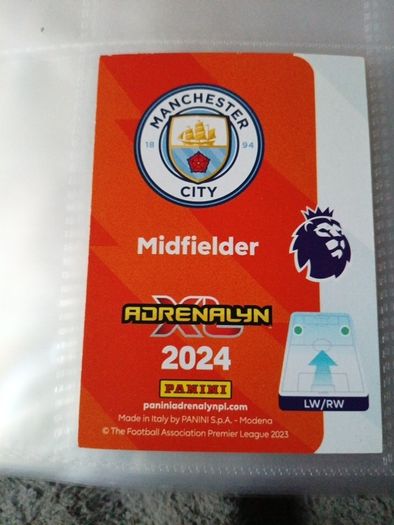 Phil Foden Next Level Panini Adrenalyn XL 2024 Football Card