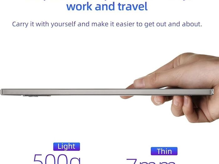 NEW SALE | 2023 Newest 256GB Tablet, NEW Octa-Core 2.0GHZ Processor, 10.5" LTE FHD 1920x1200 Pixels Tablets, Type-C, GPS, 7000mAh, 5MP+13MP Camera, Bluetooth 5.0, 2.4G&5GWIFI, Dark Grey