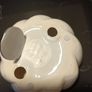 Ceramic cream candle holder Image 3