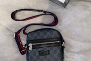 mens Red and Black Cross body bag