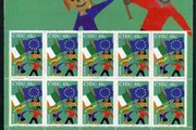 2006 Ireland Stampa Members Souvenir Europa Sheetlet. 48c &amp; 75c sheets in both Plate 1A1A1A1A &amp; 1B1B1B1B (4 sheets). Sheets Overprinted for Stampa Mint Never Hinged (MNH)