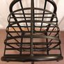 Antique Black Wrought Iron Wine Holder Image 3