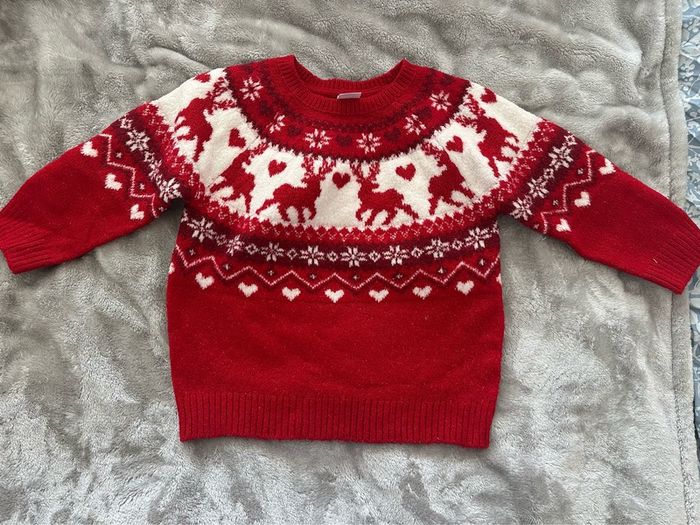 Cute Christmas jumper, 116cm, 5-6 years
