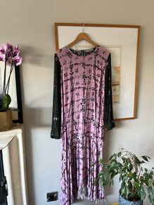 Floral drop waist dress by preen line