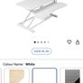 160cm desk and standing desk convertor bundle Image 2