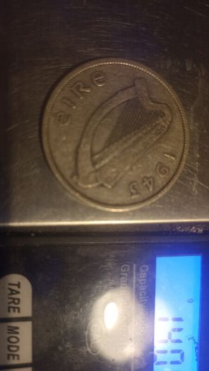 1943 Irish half crown