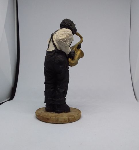 African American Saxophone Player - Vintage