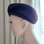 Vintage 1960s 1970s Kangol ladies chocolate brown beret hat Image 2
