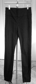 Vila Black Jeans With Zip Back