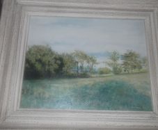 a oil painting on board by dublin artist Diarmud Boyd