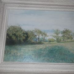 a oil painting on board by dublin artist Diarmud Boyd