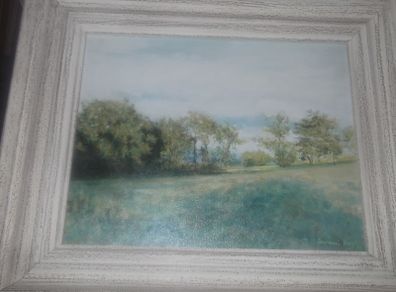 a oil painting on board by dublin artist Diarmud Boyd