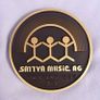 SATTVA MUSIC AG (Meditative & World Music) large bronze medal (2002) 91mm diameter. Limited edition, numbered 1883 of 2222. Image 2