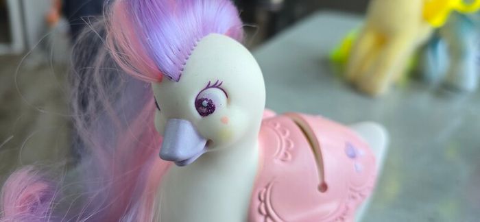 Baby Belle Princess Swan Tonka Keypers same era as MLP G1 not My Little Pony