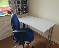 Desk and chair.....like new