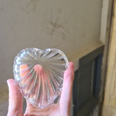vintage crystal trinket box
