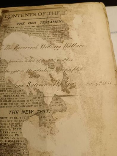 1846 Rare Miniature Quarto Bible