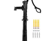 main image for ad Hand Water Pump w/ Stand, 15.7 x 9.4 x 53.1 inch Pitcher Pump &amp; 26 inch Pump Stand w/ Pre-set 1/2" Holes for Easy Installation, Rustic Cast Iron Well Pump for Yard, Garden,