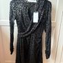 IRO Layana Wrap-Effect Silk-Chiffon Mini Dress. Brand new with tags. RRP 595. Image 3