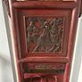 Antique Chinese Red Lacquer Wash Basin Stand Image 8