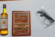 2 x fridge magnets and heineken key ring job lot. ,1 x of paddy advertising bottle magnet ,1x of Guinness magnet, 1 x heineken bottle opener key ring,jot lot ,free shipping within Ireland, or if buyer collects cheaper,,thank you