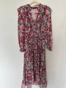 Zara Long Sleeve Midi Dress