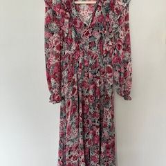 Zara Long Sleeve Midi Dress