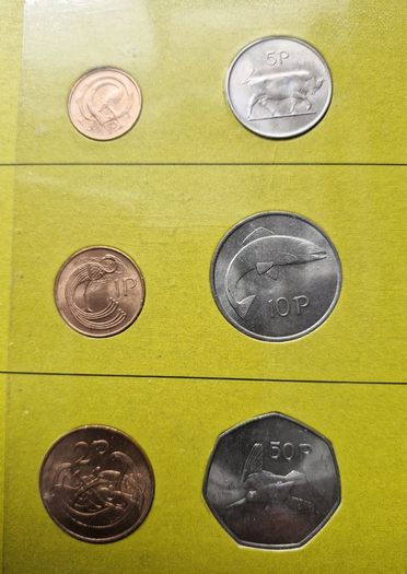 Ireland's Decimal Coins Unc Set