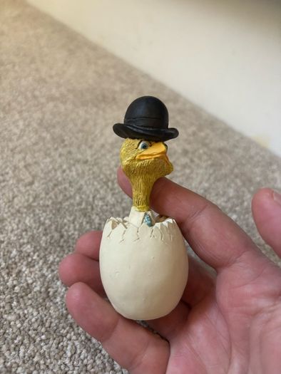 Vintage collectible figurine Eggbert and Friends Eggsecutive
