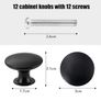 MULTIPLE COLOURS/PACK SIZES AVAILABLE12PCS Vintage Cabinet Knobs, Chic Drawer Handles, Antique Kitchen Cupboard Handles, 30mm Round Furniture Door Knob Image 2