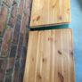 Bedside tables / lockers refurbished solid pine Image 3