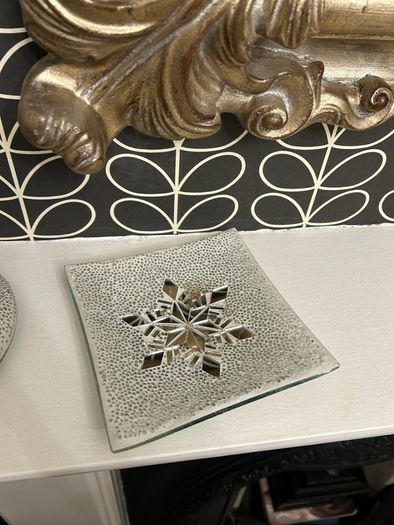 Yankee candle topper & plate