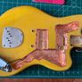 MJT Jazzmaster guitar body with bits and bobs Image 3