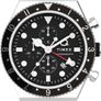 Timex Men Chronograph Quartz Watch with Stainless Steel Strap Image 2