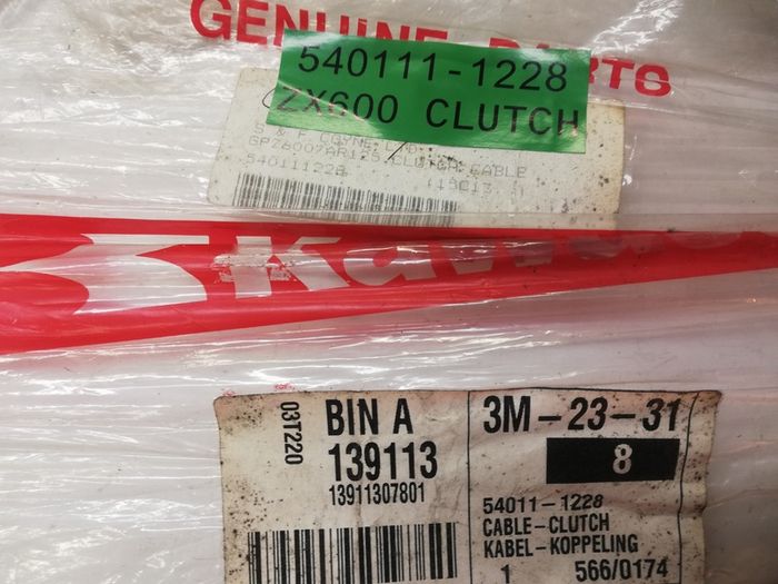 Kawasaki ZX600 Clutch Cable
