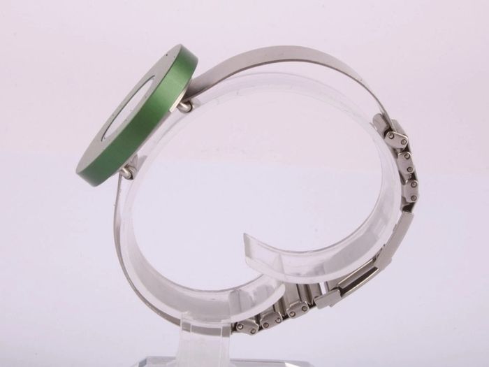 Pierre Junod Vignelli Halo Watch Interchangable Rings x3