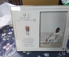 Carrig Donn 25th Wedding Anniversary Silver Photo Frame